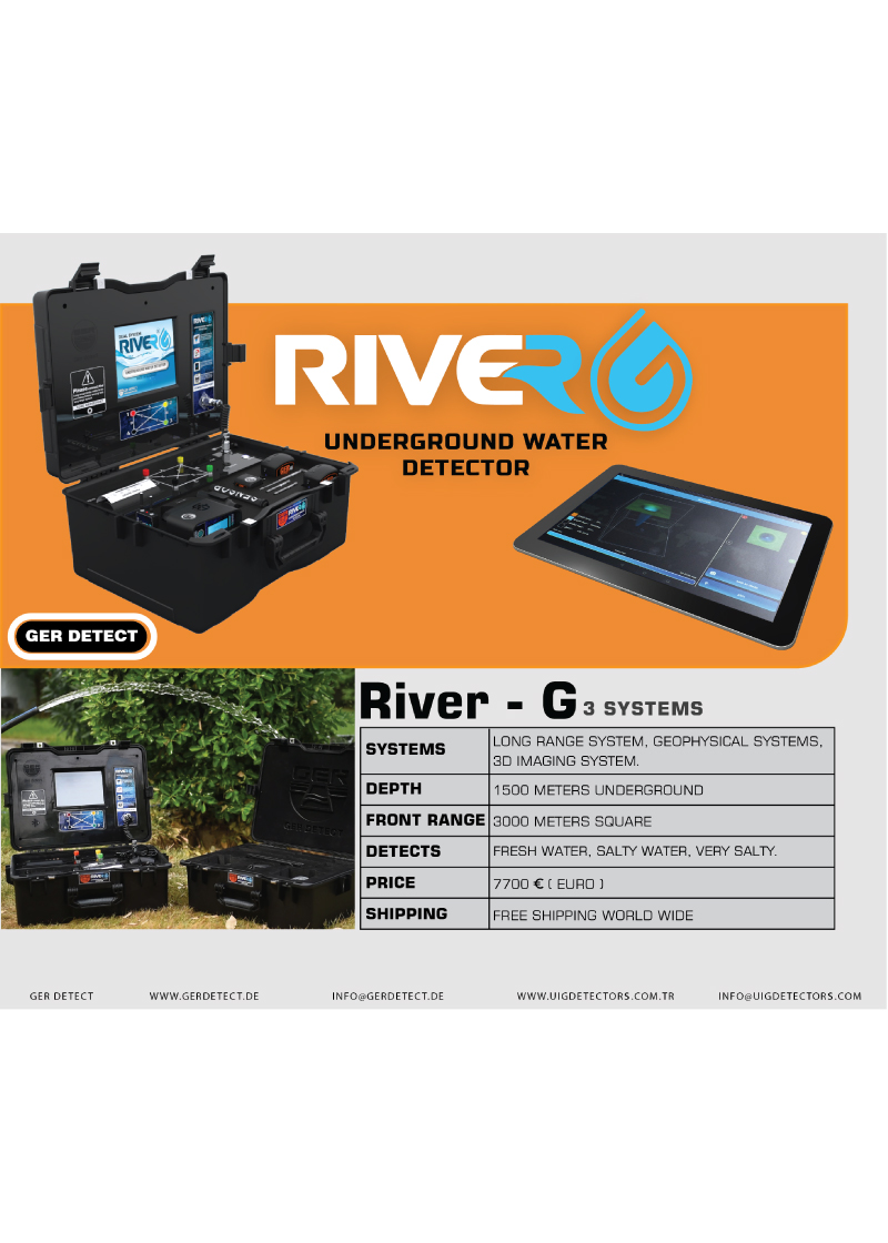 GER Detect RIVER G 3 SYSTEMS - UsDetectors