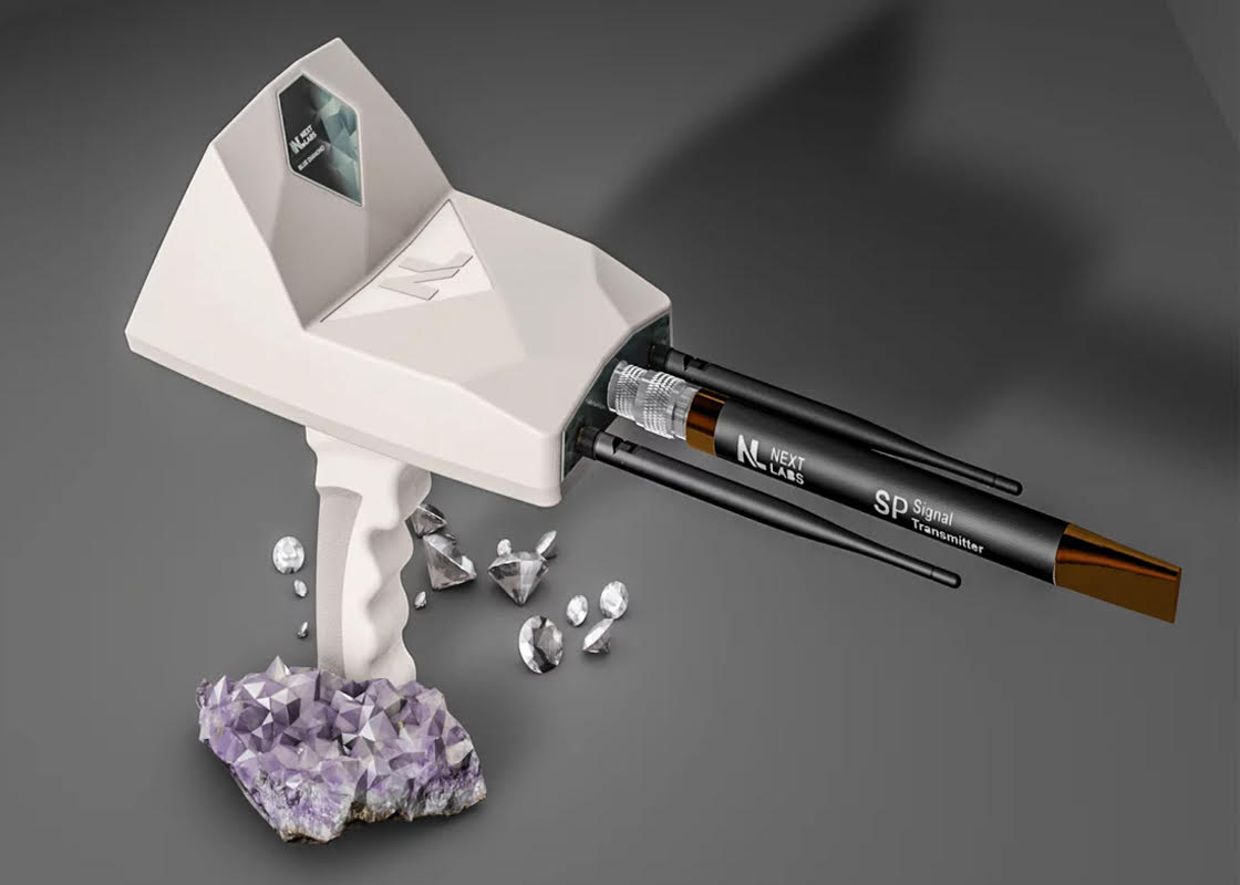 Blue Diamond Long Range Gemstones Detector - New 2023